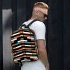 TENNIS INC NU Diagonal Lines Backpack -abbyson shop all over print backpack white front 61a0453860a48