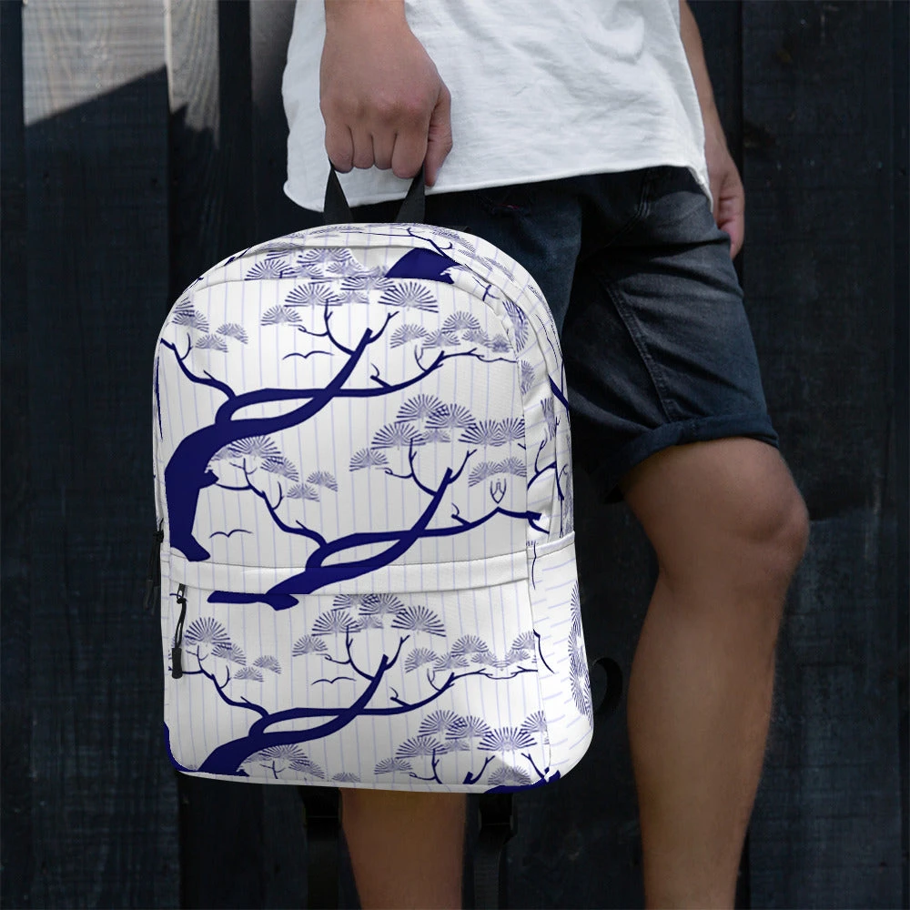 TENNIS INC NU Blue Trees Backpack 4 TENNIS INC NU Blue Trees Backpack - Image 2