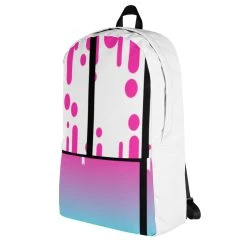 TENNIS INC Backpack 5 -abbyson shop all over print backpack white left 63bc68ed558a4
