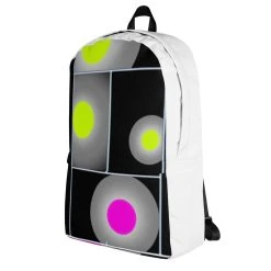 TENNIS INC Backpack 1 -abbyson shop all over print backpack white left 63bc6ab168ecb