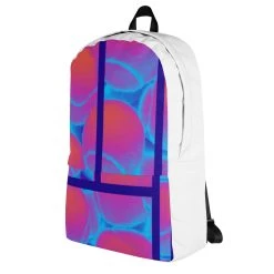 TENNIS INC Backpack 6 -abbyson shop all over print backpack white left 63bc6b27dc6a2