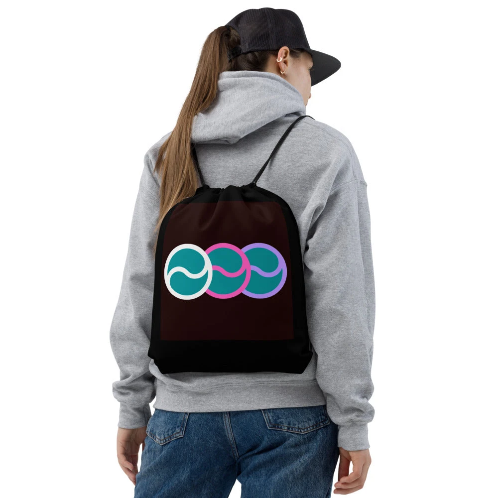 TENNIS INC NU Drawstring Bag 3 TENNIS INC NU Drawstring Bag