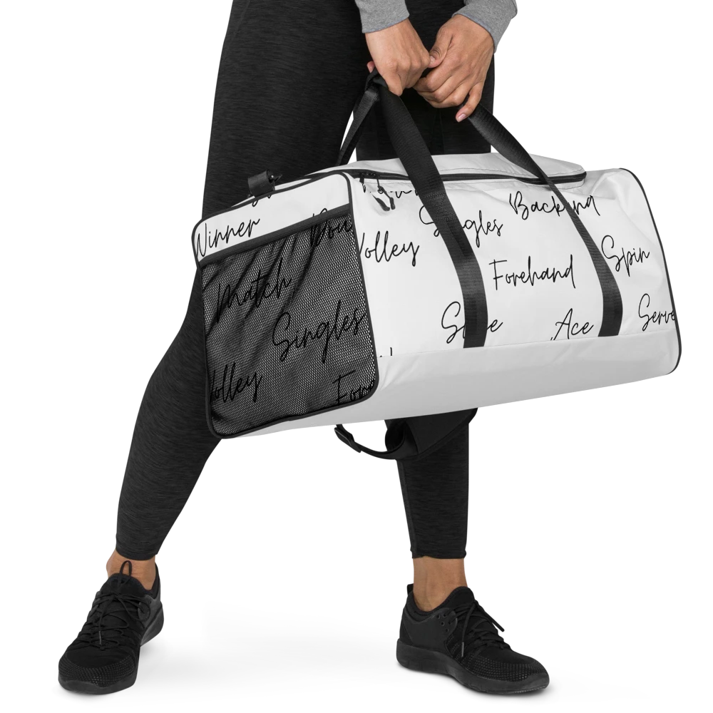 TENNIS INC NU Scripts Duffle Bag 4 TENNIS INC NU Scripts Duffle Bag - Image 2