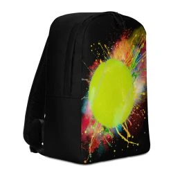 TENNIS INC NU Tennis Ball Blast Minimalist Backpack -abbyson shop all over print minimalist backpack white right 6184b0211afe0
