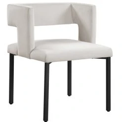 MOD The Verve Dining Chair, Cream And Matte Black, Velvet And Iron, Set Of 2 15 MOD The Verve Dining Chair, Cream And Matte Black, Velvet And Iron, Set Of 2 -abbyson shop b1018b8f02741845 0724 w800 h800 b1 p0