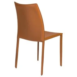 MOD The Dubai Stacking Side Chair, Cognac, Leather, Set Of 2 -abbyson shop b1419ae40d51c421 9355 w800 h800 b1 p0