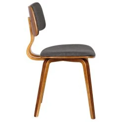 Armen Living Jaguar Mid-Century Dining Chair, Walnut, Charcoal -abbyson shop b491978108ca8bac 7716 w800 h800 b1 p0