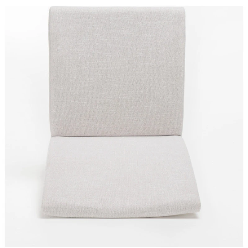 GDFStudio Oceanna Mid Century Modern Dining Chairs, Set Of 2, Light Beige/Walnut, Fabric 11 GDFStudio Oceanna Mid Century Modern Dining Chairs, Set Of 2, Light Beige/Walnut, Fabric - Image 10