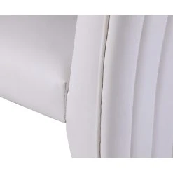 Meridian Furniture Porsha Dining Chair, Set Of 2, White Faux Leather, Chrome Legs -abbyson shop b4e1d80c027414a5 3371 w800 h800 b0 p0