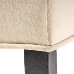 GDFStudio GDF Studio Clark Indoor Tufted Fabric Dining Chairs, Set Of 2, Natural Linen -abbyson shop b5117ea501a6f793 4311 w800 h800 b0 p0