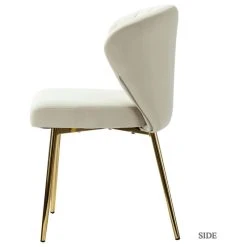 MOD The Audrey Dining Chair, Velvet, Set Of 2, Tan -abbyson shop b591af6a005923ad 9620 w800 h800 b1 p0