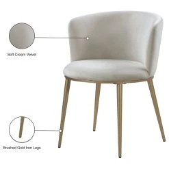 Meridian Furniture Skylar Dining Chair, Set Of 2, Cream Velvet, Brushed Gold Iron Legs 18 Meridian Furniture Skylar Dining Chair, Set Of 2, Cream Velvet, Brushed Gold Iron Legs -abbyson shop b6113c03027416c0 3319 w800 h800 b1 p0