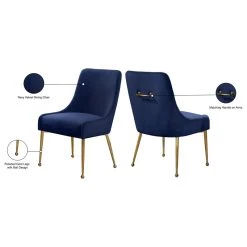 MOD The Cue Dining Chair, Navy And Gold, Velvet, Set Of 2 12 MOD The Cue Dining Chair, Navy And Gold, Velvet, Set Of 2 -abbyson shop b6811f43027411bc 0758 w800 h800 b1 p0