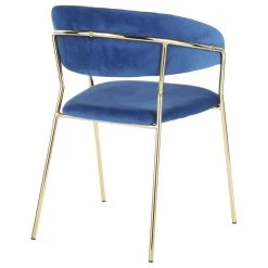 Lumisource Tania Contemporary-Glam Chair In Gold Metal With Blue Velvet, Set Of 2 10 Lumisource Tania Contemporary-Glam Chair In Gold Metal With Blue Velvet, Set Of 2 -abbyson shop b6e151100d6eb241 2236 w800 h800 b1 p0