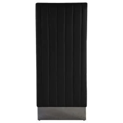 MOD The Cairo Dining Chair, Black And Chrome, Velvet, Set Of 2 -abbyson shop b721e5c5027414c8 0737 w800 h800 b1 p0