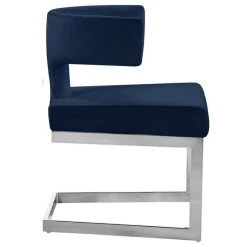 MOD The Eve Dining Chair, Navy And Chrome, Velvet And Metal -abbyson shop b8b1e3ed0274186e 0735 w800 h800 b1 p0