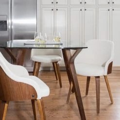 LumiSource Bacci Dining/Accent Chair, Light Gray Wood And Gray Plaid, Wa -abbyson shop b901415c09b2fd8d 0249 w800 h800 b0 p0