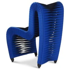 MOD The Bradbury Dining Chair, Blue And Black, Cotton -abbyson shop b99197b40f220a0b 2824 w800 h800 b1 p0