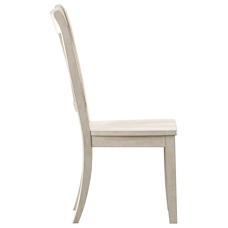 Inspire Q Arbor Hill X Back Wood Dining Chair, Set Of 2, Antique White 9 Inspire Q Arbor Hill X Back Wood Dining Chair, Set Of 2, Antique White - Image 7