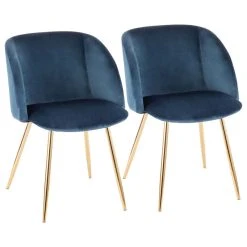 Lumisource Fran Chair, Gold Metal, Set Of 2, Blue Velvet -abbyson shop b9d1e1480e8c982d 5728 w800 h800 b1 p0