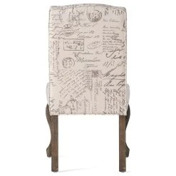 GDFStudio GDF Studio Crown Back French Script Beige Fabric Dining Chairs, Set Of 2 -abbyson shop bab17b300369d293 7393 w800 h800 b1 p0