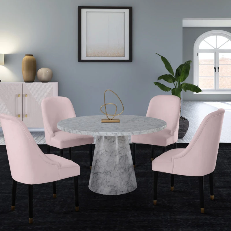 MOD The Maisie Dining Chair, Pink, Velvet, Set Of 2 9 MOD The Maisie Dining Chair, Pink, Velvet, Set Of 2 - Image 7