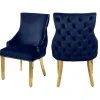 MOD The Sovereign Dining Chair, Navy, Velvet, Set Of 2 -abbyson shop bbd1374e02741550 0736 w800 h800 b1 p0