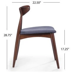 GDFStudio GDF Studio Issaic Mid Century Design Wood Dining Chairs, Set Of 2, Charcoal/Waln 14 GDFStudio GDF Studio Issaic Mid Century Design Wood Dining Chairs, Set Of 2, Charcoal/Waln -abbyson shop bc61c20301b833a4 5370 w800 h800 b1 p0