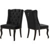 MOD The Florence Dining Chair, Black, Velvet, Set Of 2 2 MOD The Florence Dining Chair, Black, Velvet, Set Of 2 -abbyson shop bd113fb702741342 0746 w800 h800 b1 p0