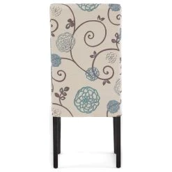 GDFStudio GDF Studio Percival White And Blue Floral Fabric Dining Chairs, Set Of 2, White And Blue Floral, Fabric -abbyson shop bd4112ca024fb7eb 3672 w800 h800 b1 p0