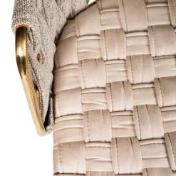 MOD The Eterno Dining Chair, Off White And Gold, Fabric And Faux Leather -abbyson shop bf51a7400e6178aa 4915 w800 h800 b0 p0