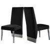 MOD The Cairo Dining Chair, Black And Chrome, Velvet, Set Of 2 -abbyson shop bfa1ba8e027414c5 0737 w800 h800 b1 p0