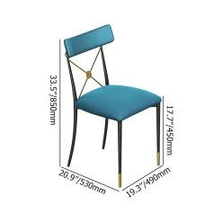 HOMARY Blue Empire Style Upholstered Cross Back Green Side Chair Dining Chair 31 HOMARY Blue Empire Style Upholstered Cross Back Green Side Chair Dining Chair -abbyson shop c141be89039be910 2550 w800 h800 b1 p0