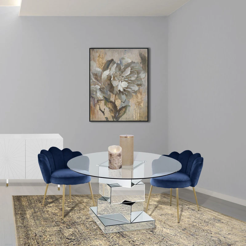 MOD The Perla Dining Chair, Navy, Velvet, Set Of 2 7 MOD The Perla Dining Chair, Navy, Velvet, Set Of 2 - Image 5