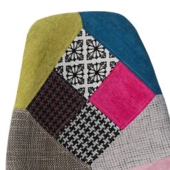 GDFStudio GDF Studio Cassius Multi-Color Patchwork Fabric Chairs, Set Of 2 -abbyson shop c7017dbf0369cf0c 7236 w800 h800 b0 p0
