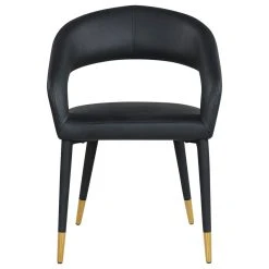 MOD The Prescott Dining Chair, Black, Faux Leather -abbyson shop c761c0fc018ee870 0745 w800 h800 b1 p0