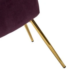 MOD The Audrey Dining Chair, Velvet, Set Of 2, Purple -abbyson shop c9c1bed600592381 9629 w800 h800 b0 p0