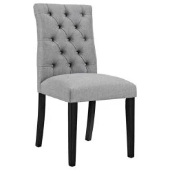 LexMod Duchess Parsons Upholstered Fabric Dining Side Chair, Light Gray -abbyson shop ca21991f00cd24cd 0331 w800 h800 b1 p0