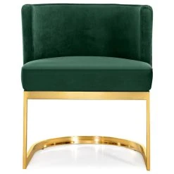 MOD The Fay Dining Chair, Green And Gold, Velvet -abbyson shop cad11e9502741182 1263 w800 h800 b1 p0