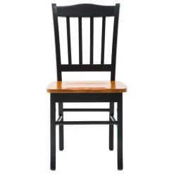Boraam Industries, Inc. Boraam Shaker Dining Chair In Black And Oak (Set Of Two) -abbyson shop cc31bbe50311255d 8426 w800 h800 b1 p0