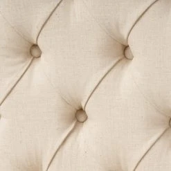 GDFStudio GDF Studio Clark Indoor Tufted Fabric Dining Chairs, Set Of 2, Natural Linen -abbyson shop cf5119c201a6f791 4311 w800 h800 b0 p0