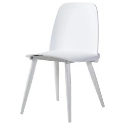 Design Tree Home Midcentury Modern Soco Chair, White