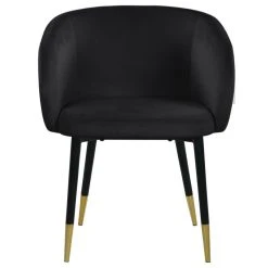 MOD The Soho Dining Chair, Black, Velvet