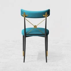 HOMARY Blue Empire Style Upholstered Cross Back Green Side Chair Dining Chair 24 HOMARY Blue Empire Style Upholstered Cross Back Green Side Chair Dining Chair -abbyson shop d511806d039be904 2550 w800 h800 b0 p0