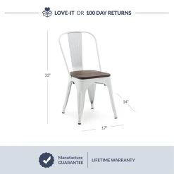 Belleze Wood Seat Metal Dining Chairs, Set Of 4, White 11 Belleze Wood Seat Metal Dining Chairs, Set Of 4, White -abbyson shop d7a1d756020f38d3 9916 w800 h800 b0 p0