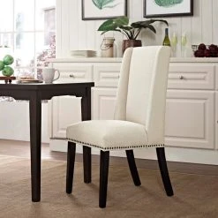 LexMod Baron Parsons Upholstered Fabric Dining Side Chair, Beige -abbyson shop d7d1538000cd2053 0323 w800 h800 b0 p0