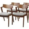 RattanUSA Modern Armchairs, Solid Wood, Medium Brown, Set Of 4 -abbyson shop d901b0a30b157548 9815 w800 h800 b0 p0