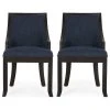GDFStudio Monita Upholstered Birch Wood Dining Chairs, Set Of 2, Navy Blue + Walnut, 100% 2 GDFStudio Monita Upholstered Birch Wood Dining Chairs, Set Of 2, Navy Blue + Walnut, 100% -abbyson shop daf19cf502538b59 9557 w800 h800 b1 p0