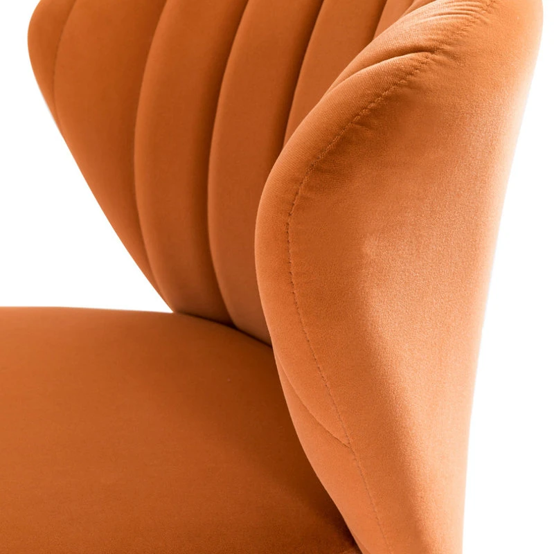 MOD The Audrey Dining Chair, Velvet, Set Of 2, Orange 10 MOD The Audrey Dining Chair, Velvet, Set Of 2, Orange - Image 8