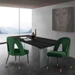 MOD The Roxy Dining Chair, Green, Velvet, Set Of 2 -abbyson shop de1171a50bac0cf7 0747 w800 h800 b0 p0